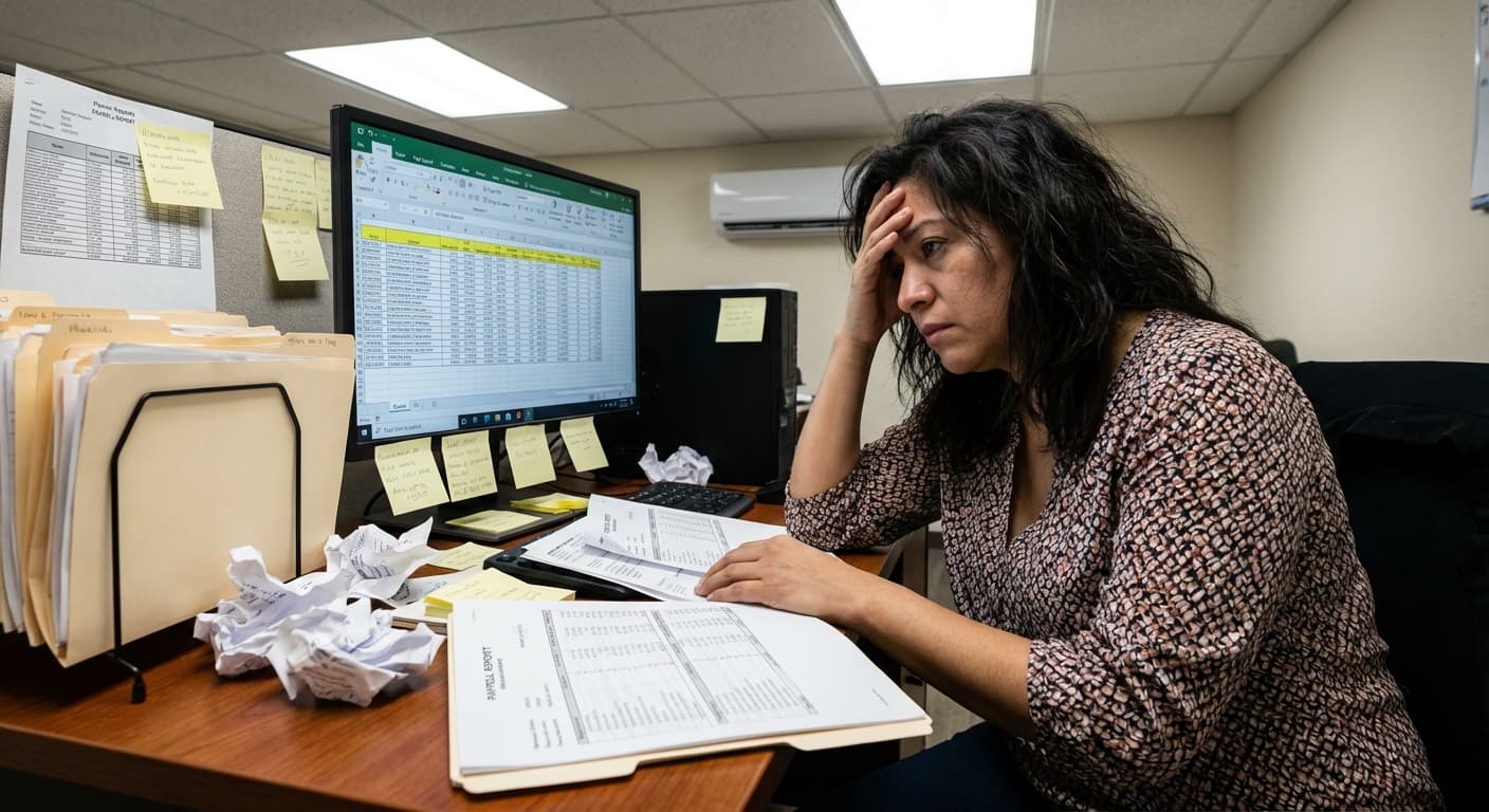 Coordinadora de RRHH saturada